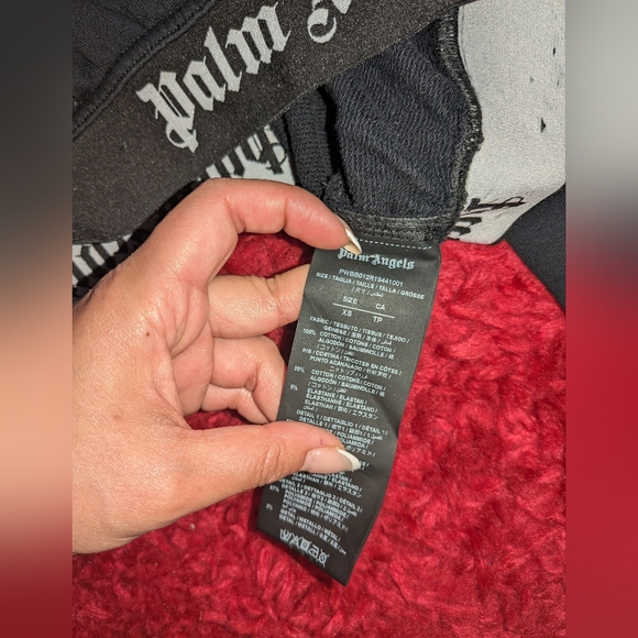 BB2. PALM ANGELS CROPPED NEW BASIC HOODIE - Picture 10 of 15